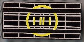 Vehicle, Spoiler / Plow Blade 6 x 3 with Hinge with Yellow Radar Pattern