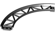 Train, Track Roller Coaster Curve, 90 degrees