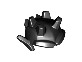 Minifigure, Headgear Head Top, Gargoyle Spikes and Ears