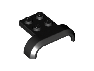 Vehicle, Mudguard 4 x 3 x 1 with Arch Curved