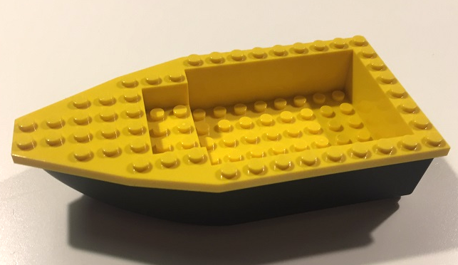 lego yellow boat