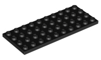 Qty:3 4x10 3030//303026 noir plaque Lego Pièces de rechange