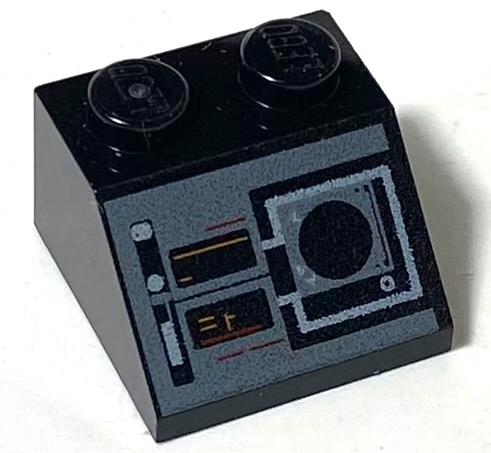 Slope 45 2 x 2 with Controls, Buttons, and Navigation Display Pattern