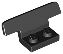 Vehicle, Spoiler 1 x 4 on 1 x 2 Base