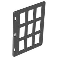 Duplo Door / Window Pane 1 x 4 x 4 with 9 Panes