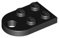 Plate, Modified 2 x 3 with Hole