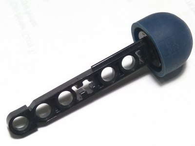 Projectile Arrow, Liftarm Shaft with Solid Dark Blue Rubber End