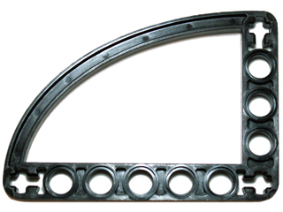 Technic, Liftarm, Modified L-Shape Quarter Ellipse Thin 5 x 7