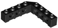 Lego Technic 1x Brick Brick 5x5 Right Angle 90° Black/Black 32555 New 