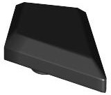 Tile, Modified 1 x 2 Diamond with Bar