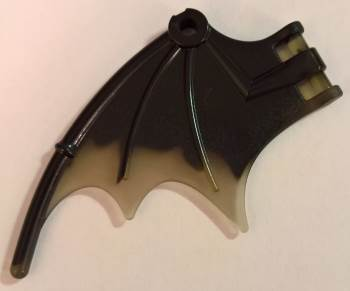 Dragon Wing 8 1/4 x 5 with Marbled Trans-Brown Trailing Edge Pattern