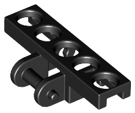 x50 Black Rubber Grip Link Tread Attachment Technic compatible 