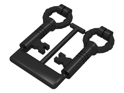 Minifigure, Utensil Keys, 2 on Sprue