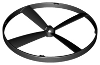 Propeller 4 Blade for Rip Cord Helicopter