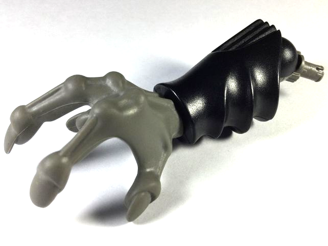 Galidor Limb Arm Gorm with Grasping Dark Gray Hand and Rotation Joint Pin