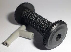 String Reel 2 x 4 x 2 Drum with Black String 35L with Light Gray Hose Nozzle Simple (4208 / 194cx2)