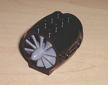 Engine, Large with Dark Bluish Gray Center (43121 / x577)