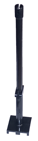 Boat, Mast 2 x 2 x 9 2/3 Bar with Slot on Top and 2 Finger Hinge on Two Sides