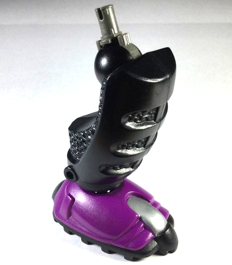 Galidor Limb Leg Tager, Bottom Section with Rotatable Foot and Dark Gray Rotation Joint Pin