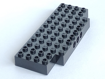 Brick, Modified 5 x 12 with 1 x 2 Cutouts and 3 Holes on Side