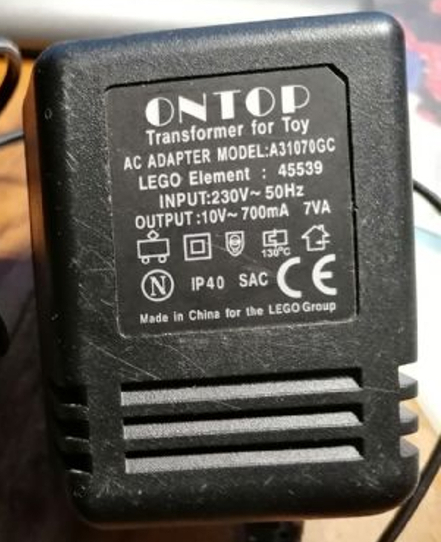 Electric, Train Speed Regulator 9V Power Adapter 230V (Continental Europe, ONTOP Version)