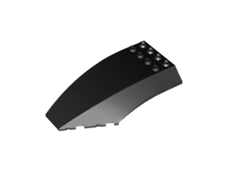 Windscreen 10 x 6 x 2 Curved