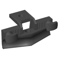 Train Buffer Beam with Rectangular Buffers and Plow