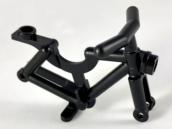 Bicycle Frame with Handlebars