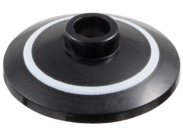 Dish 2 x 2 Inverted (Radar) with White Ring Pattern