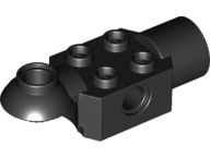 Technic, Brick Modified 2 x 2 with Pin Hole, Rotation Joint Ball Half Horizontal, and Rotation Joint Socket