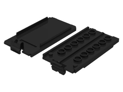 Electric 9V Battery Box Small, Bottom Lid (Battery Compartment Cover)