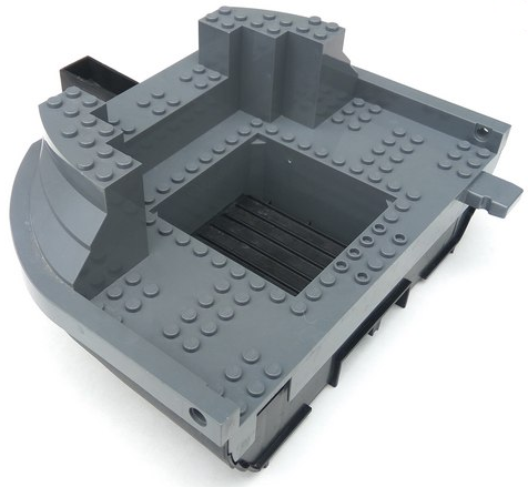 Boat, Hull Giant Bow 19 x 22 with Dark Bluish Gray Top (47980 / 47981)