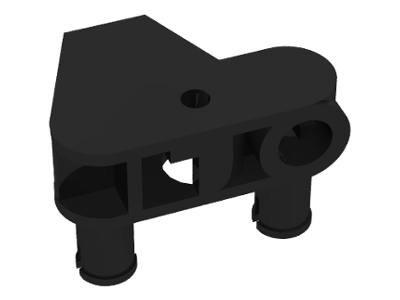 Bionicle Rhotuka Connector Block 1 x 3 x 2 with 2 Pins and Axle Hole