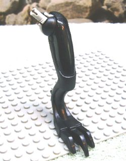 Dinosaur Leg Medium (Rear) with Light Bluish Gray Rotation Joint Pin - Left