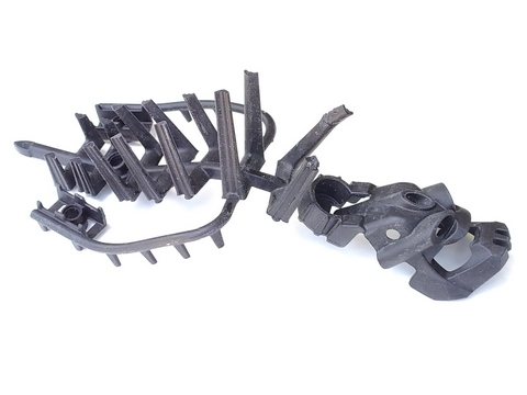 Bionicle Piraka Spine with Mask and Arm Covers (Reidak) - Flexible Rubber
