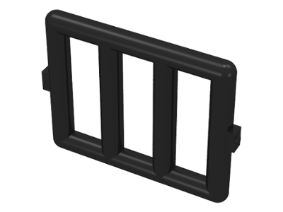 Bar 1 x 4 x 3 Window Grille