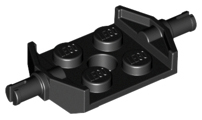 Plate, Modified 2 x 2 with Wheels Holder Wide and Hole