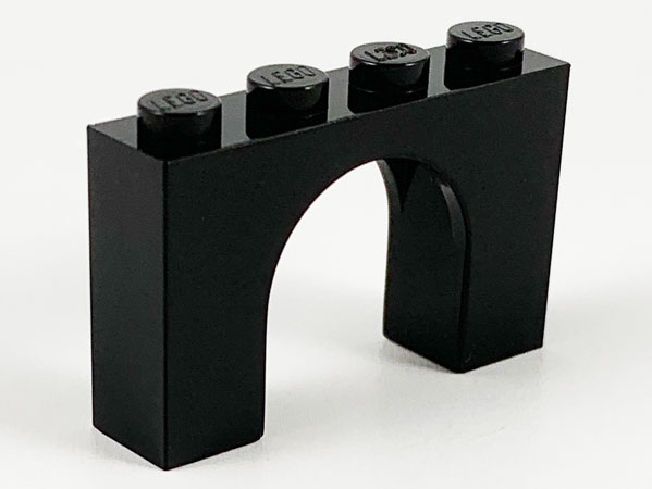 Brick LEGO Parts~ 2 Arch 1 x 4 x 2 LIGHT BLUISH GRAY 6182 