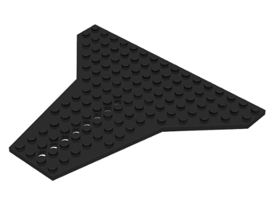 Lego-wedge wing plate 1x shuttle 16x14 6219 white//white//weiss