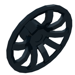 Wheel Cover 9 Spoke - 24mm D. - for Wheels 55982 and 56145