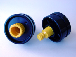 Duplo, Toolo Wheel with Yellow Connector Pin