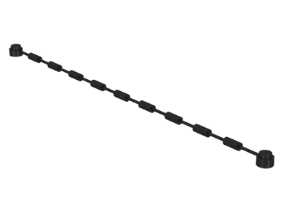 Lego 63141-Black Climbing Grip Cord with End Studs 21L/3 parts per order