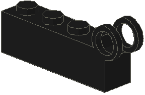 Hinge Brick 1 x 8 Female