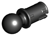 Technic, Pin with Friction Ridges and Tow Ball (Undetermined Type)