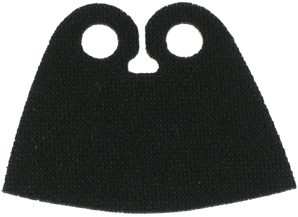 Minifigure Cape Cloth, Very Short, Rounded Triangle Neck Cut - Spongy Stretchable Fabric