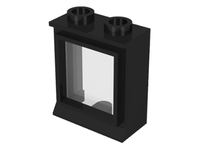 LEGO White 1x2x2 Window w/ Fixed Glass Lot of 2 Pieces Part 7026 