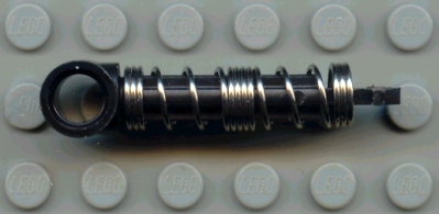 Technic, Shock Absorber 6.5L, Piston Rod with Spring - Hard Spring