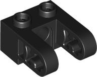 Technic, Brick 1 x 2 with Hole and Dual Liftarm Extensions