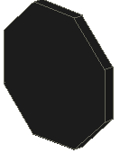 Road Sign 2 x 2 Octagon with Clip