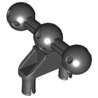 Technic, Pin Connector Perpendicular 3L with 2 Pins, 2 Ball Joint on Axle